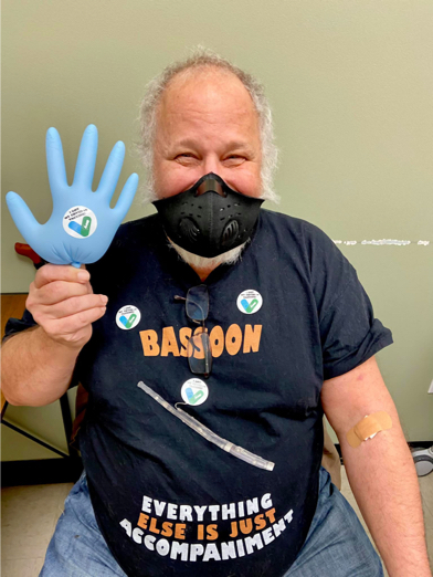 Pfizer vaccine clinical trial participant Jeff