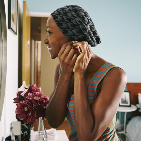 Portrait of woman for alopecia areata – Pfizer Clinical Trials