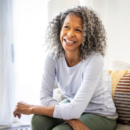 Portrait of a woman inside; Group of friends talking outside; Group of friends together; Couple together; portrait of woman; portrait of man; family together – Pfizer Clinical Trials