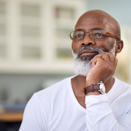 Man facing camera – Pfizer Clinical Trials